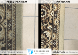 Pranie dywanów na wskroś